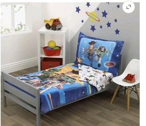 Disney Pixar Toy Story 4 Toddler 4-Pc Bedding Set Quilt Sheets NoJo