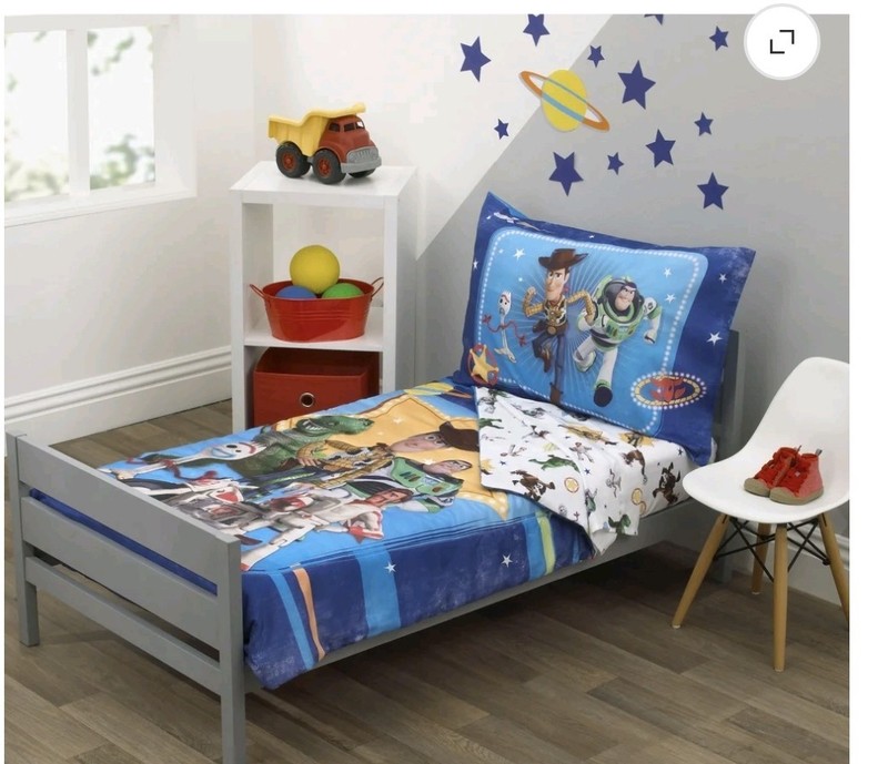 Disney Pixar Toy Story 4 Toddler 4-Pc Bedding Set Quilt Sheets NoJo