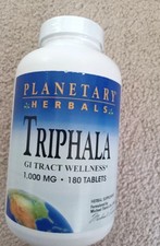 Planetary Herbals Triphala GI Extract Wellness 1000mg 180 Tablets