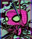 Funko Marvel Spiderman Black Light SpiderMan Poster Unopened
