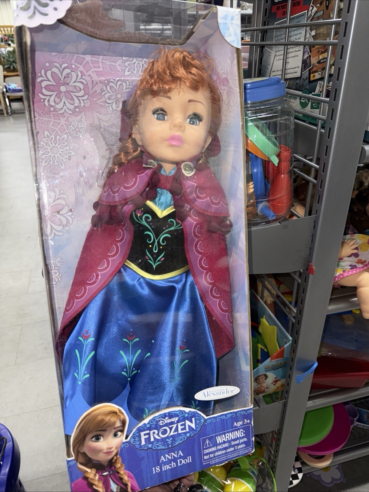 Disney Frozen Anna&nbsp;Madame Alexander 18&rdquo; Doll - New Sealed