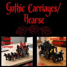 Gothic Carriage/Hearse Building Block Sets - ...
