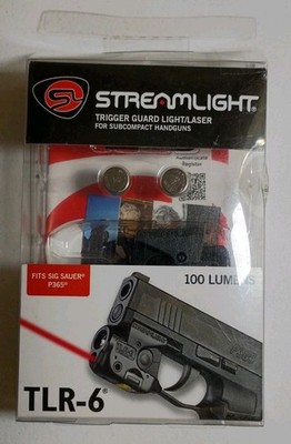Streamlight TLR-6 Trigger Guard SIG P365 White LED w/Red Laser 100 Lumens 692826