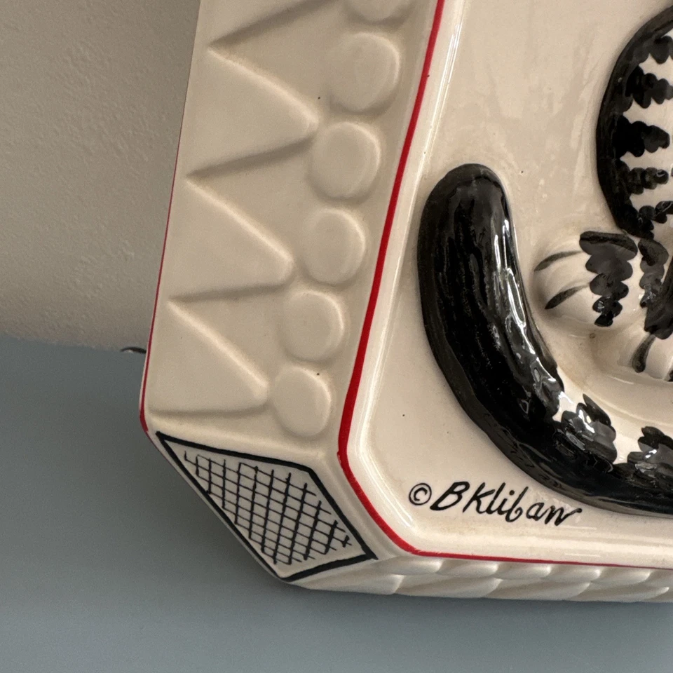 DE COLECCIÓN COLGANTE DE PARED DE CERÁMICA B. KLIBAN CAT Sigma Foto 3 de 4