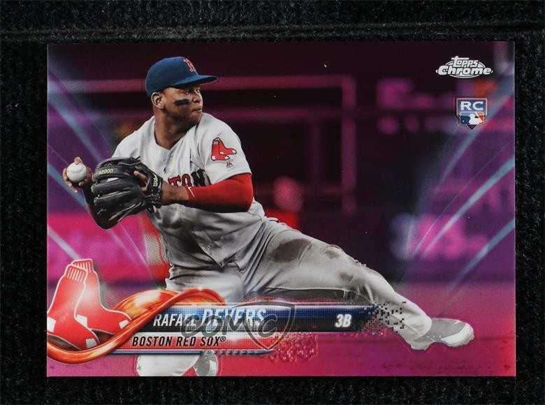 2018 Topps Chrome Update Target Exclusive Pink Refractor Rafael Devers 0c4
