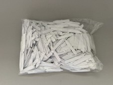 White plastic collar stays in Bulk 2 inches long
