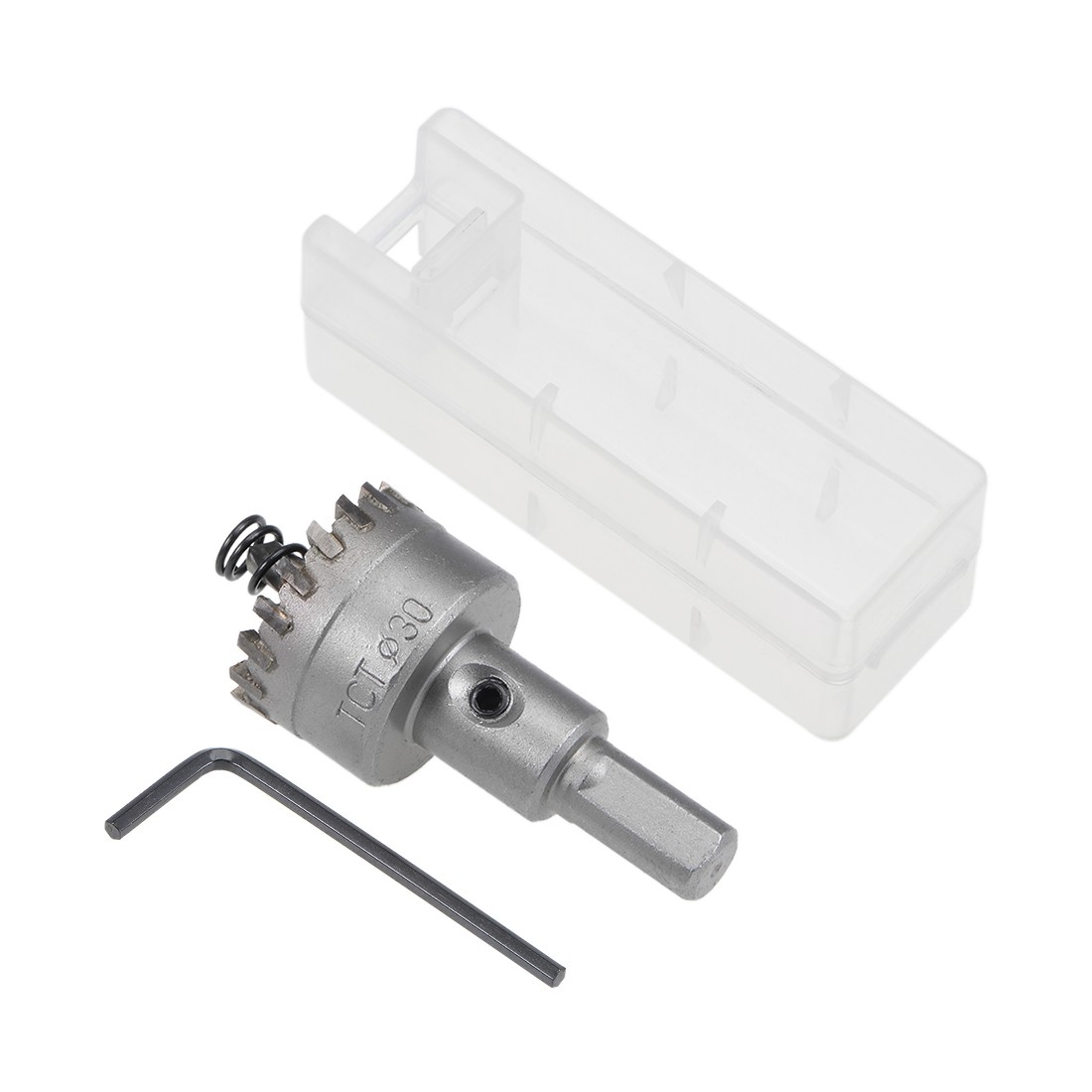 30mm Hole Saw Cutter High Density Carbide Teeth for Stainless Steel Metal 2 Pcs