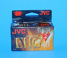 JVC EHG-40 HI-FI VHS-C CAMCORDER BLANK TAPE BRAND NEW