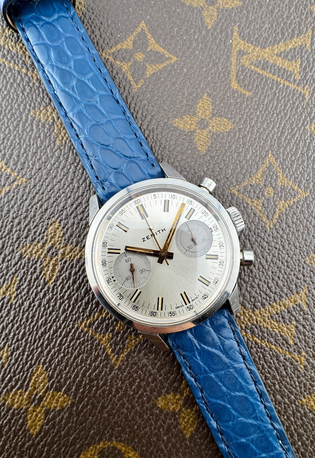 Zenith Chronograph Caliber 146 D Steel Case Swiss Made