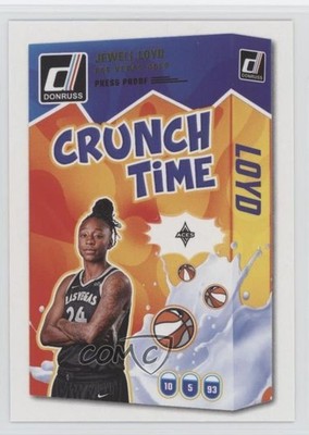 2025 Panini Donruss WNBA Crunch Time Press Proof Jewell Loyd #2 1qv7