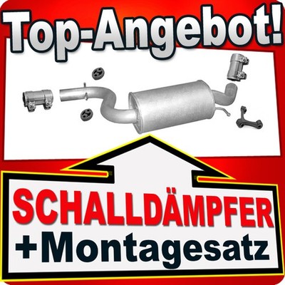 Mittelschalldämpfer für SEAT LEON (1P1) 1.8 TSI 160PS