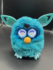 Rare 2012 Furby Boom Special Edition Blue Metallic Chrome Hasbro Speaking Moving