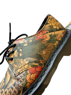 Dr. Martens X Evisu Wagara Tattoo Sleeve Koi Fish Oxfords  display picture 3