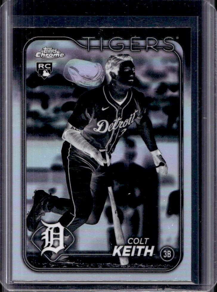 2024 Topps Chrome Update Colt Keith Negative Refractor Rookie RC #USC8 Tigers