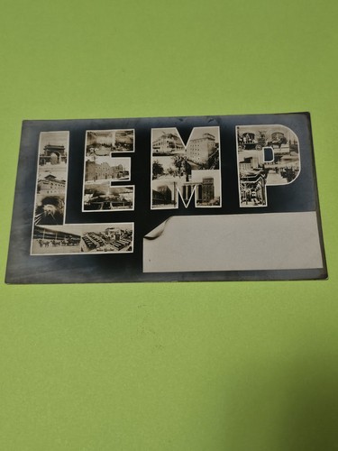 RPPC Lemp Brewery Large Letter Views Advertising St Louis Postcard Unposted