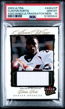 2003 ULTRA AWARD WINNERS ULTRASWATCH MEM #AWU/CP CLINTON PORTIS 10/26 PSA 10