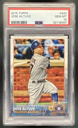 2015 Topps Jose Altuve #620 Astros PSA 10