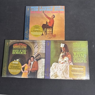 Herb Albert 3 Remastered CD Lot SEALED Whipped Cream South Of The Border