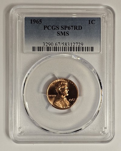 1965 SMS Lincoln Memorial Cent PCGS SP67RD