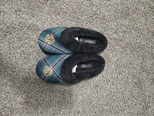 Lauren Ralph Lauren Plaid Slippers Women's Blackwatch House Shoes Medium 7-8 