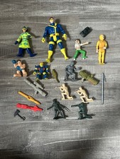 Vintage 80s 90s Toy Lot Action Figures Weapons Accessories Assorted Mixed
