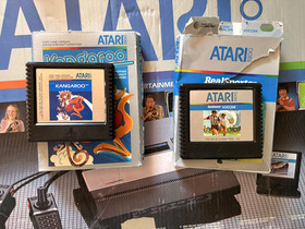 Atari 5200 Game Console w/ Box, 2 Games, Power Supply - untested Powers On Read!