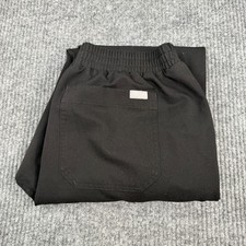FIGS Scrub Pants Men M Black Technical Collection TW2000R Cargo Drawstring