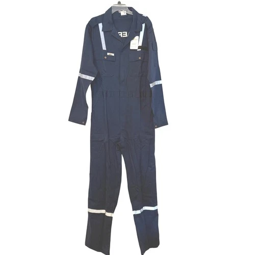 Robust Maersk Mens Coverall DK112 D56 Navy Sanforized Cotton Long Sleeve NWT - product listing photo
