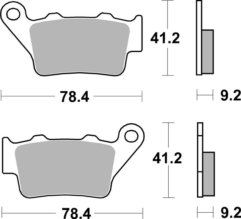 Plaquettes de frein BREMBO Off-Road 07BB02SX en métal fritté haute performance