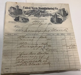 3 Vtg 1910 Statements United Waste Manufacturing Co Troy NY FREE SHIPPING