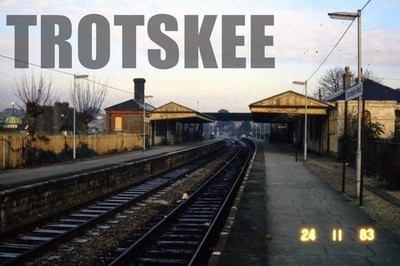 35mm Slide BR British Rail Scene View Dorchester West Station 1983 Original