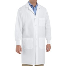 Red Kap Unisex Adult KP70 Medical Lab Coat, White, Medium
