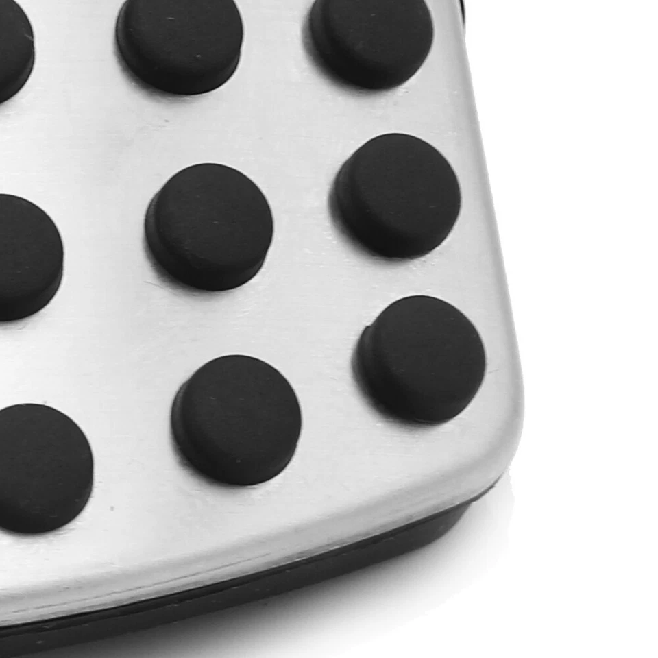 Cubierta de acero inoxidable del pedal de estacionamiento del freno del acelerador para Mercedes-Benz R170 3 piezas Foto 4 de 4