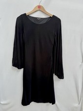 Phase Eight Caley Cape Sleeve Dress Black Viscose Occasion Evening Womens UK 6
