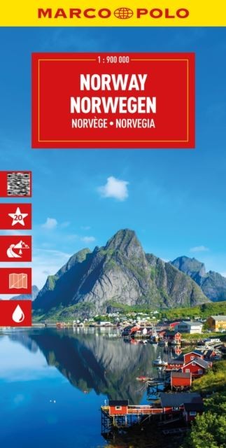 Norway Marco Polo Map by Marco Polo Sheet map, folded