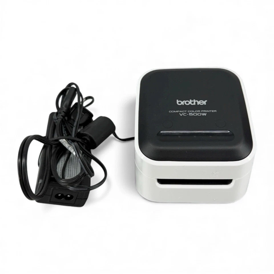 Brother VC-500W kabelloser kompakter Farbetikettendrucker mit Adapter - getestet
