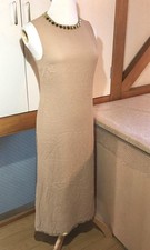 USED PRADA EMBELLISHED SLEEVELESS DRESS, LONG SUMMER GOOD