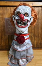 Halloween Scary Clown Horror Mask Red Hair With Different Size Costume Extras