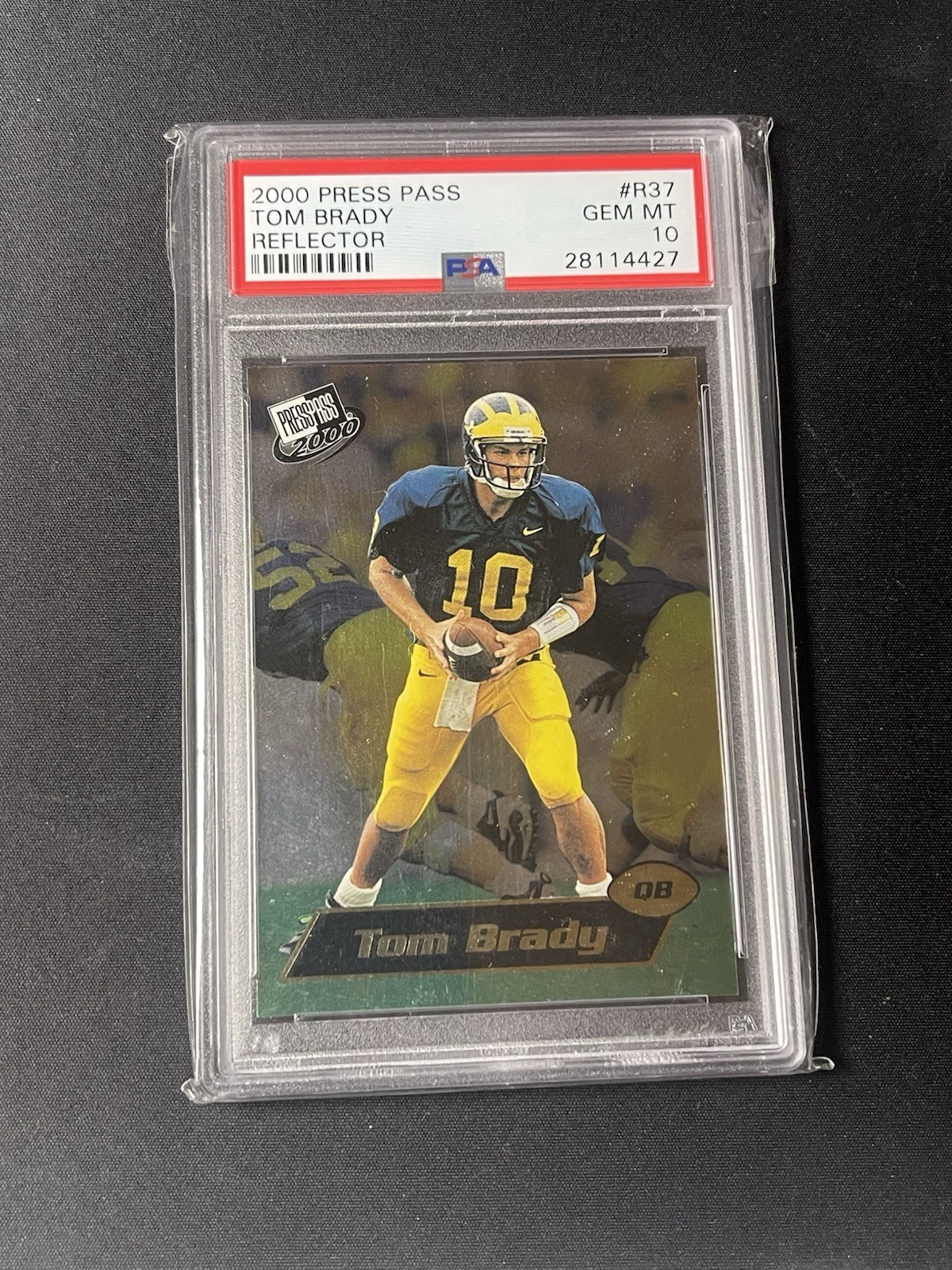 Tom Brady Press Pass #R37 Reflector