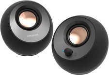 Pebble V3 Minimalistic 2.0 USB-C Desktop Speakers W/ USB Audio Clear Dialog