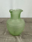 Vtg Frigidaire Uranium Vaseline Glass Iced Tea Server by Anchor Hocking, 8"