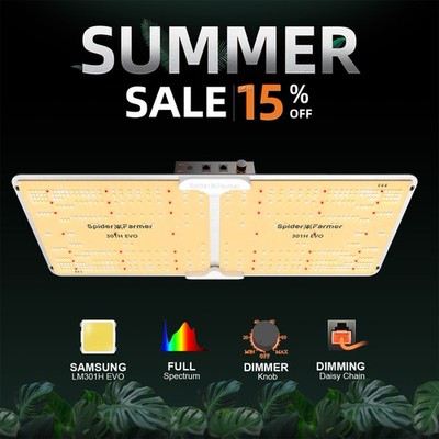 Spider Farmer SF2000 4x2FT LED Grow Light Zimmerpflanzen Lampe, Smart Control