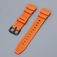 18mm Convex Quality Rubber Watch Strap Fits Casio AE-1000/1200 AQ-S810W W-218