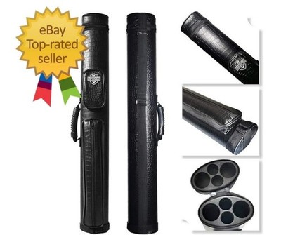 2x2 Hard cue case Oval Pool Cue Billiard Stick Carrying Case