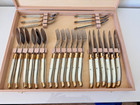 Superbe ménagère 24 pièces Laguiole Aigle royal neuve dans sa boite en bois