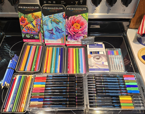 Artist Pencil Watercolor Lot Primacolor Graphite Artists Loft Over 100 Pcs
