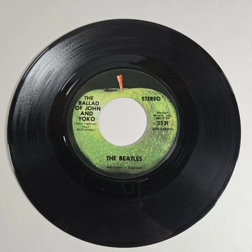 The Beatles "The Ballad Of John And Yoko" 45 Vg+ Tested Jukebox Rare