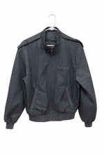 VTG Members Only Windbreaker Jacket Men’s 40 Black Classic Retro Racer Bomber