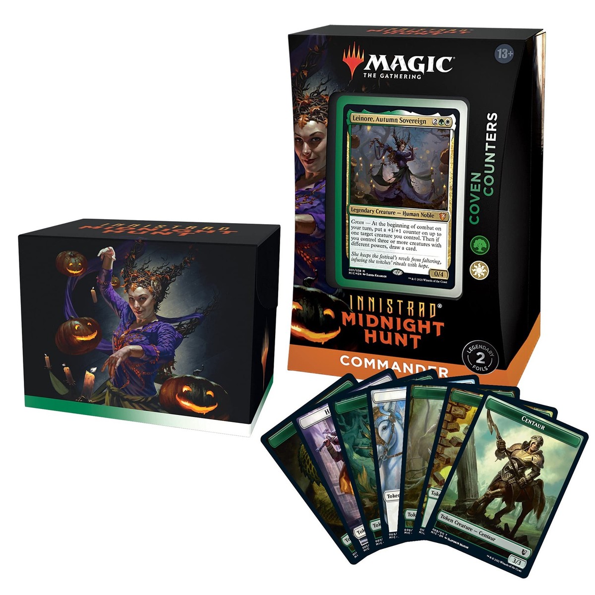 Innistrad Midnight Hunt Green White Commander Deck 100 Cards Ready