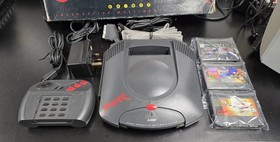 Boxed Atari Jaguar Console PAL with 3 games controller Scart lead original box
